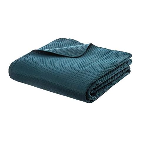 Dessus de lit Atmosphera Dolce Bleu Canard Cover