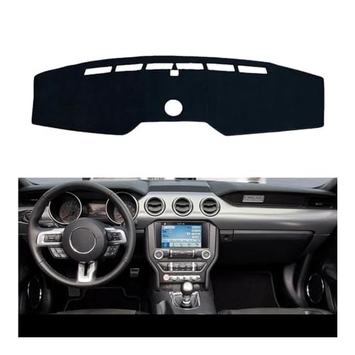 Tapis de tableau de bord voiture pour Ford Mustang S550, idéal pour les longs trajets