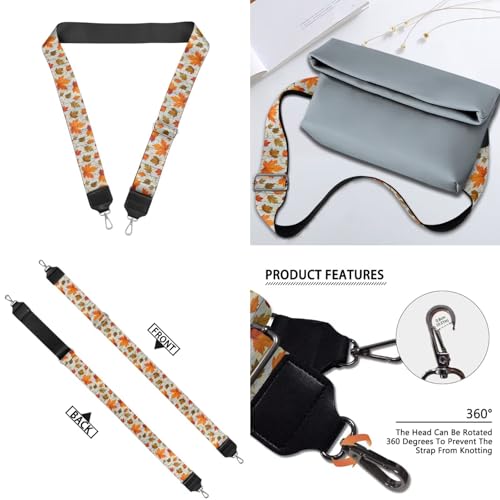 Image of Jeiento Replacement Shoulder Strap,2 Piece Set Guitar Style Handbag Crossbody Strap Adjustable Guitar Straps for Women Girls