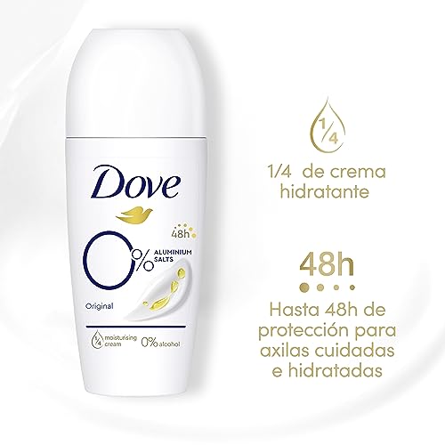 Dove Deo RollOn Advanced Original 0% Aluminiumsalze, 6 x 50 ml – Ansicht 4