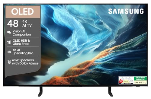 Image of Samsung 48 inches OLED 4K Samsung Vision AI Smart TV QA48S90HAELXL