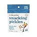 Rick’s Picks Snacking Pickles, Garlic Dill Pickle Spears; Gluten-Free, Vegan, Non-GMO Project Verified, Kosher, Healthy Snack On-the-Go; Tray of 12 Pouches