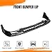MODILOVER Front Bumper Lip Spoiler, Compatible with 2002-2003 Subaru Impreza WRX & RS Sedan (Not Fit Wagon Models), PU Black CW Style Add-on Front Splitter Air Dam Chin Protector
