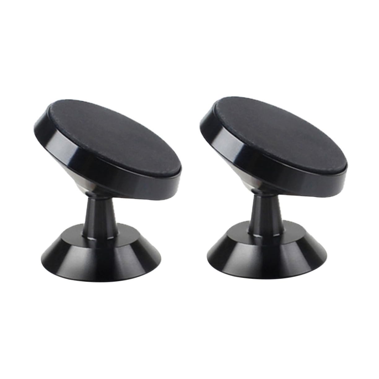 jojofuny 6piezas Soporte Magnético para Teléfonos Vehículos Montaje para Tablero Adhesivo Compatible Smartphones y De Negro