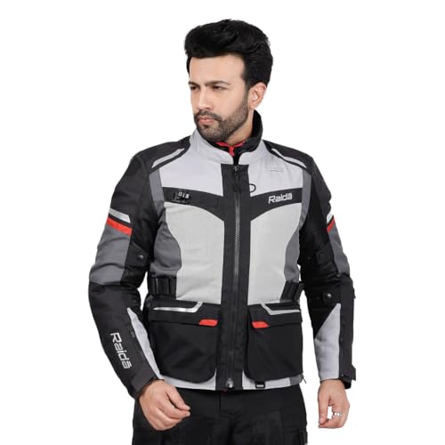Image of Raida Rover 2 Touring Motorcycle Jacket | Lightest in Its Class | CE Level 2 Armoured | Hydration Bladder Compatible | Waterproof Rain & Thermal Liners included