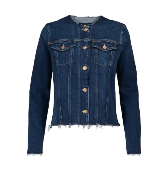 Veste en jean 7 For All Mankind Eloquent en denim premium de créateur