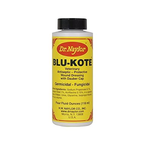 Dr. Naylor Blu-Kote Dauber (4 oz.) - Fast Drying Antiseptic Wound Dressing Cover