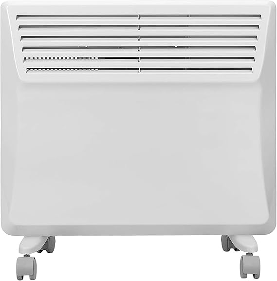 Devola 500W-2000W Electric Panel Heater 24 Hour 7 Day Digital Timer With Thermostat Wall Mounted Or Free Standing Lot 20 Compliant, IP20 Rated (500W)