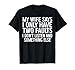 Mens My Wife Says I Only Have Two Faults T-Shirt