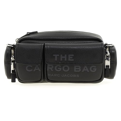 Marc Jacobs The Cargo Bag femme noir : grand sac cabas multipoche en toile avec bandoulière
