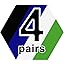 1 Pair Black/ 1 Pair White/ 1 Pair Blue/ 1 Pair Green