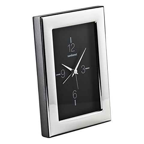 Sambonet Rosenthal Uhr, Tischuhr - Flat - versilbert Cover