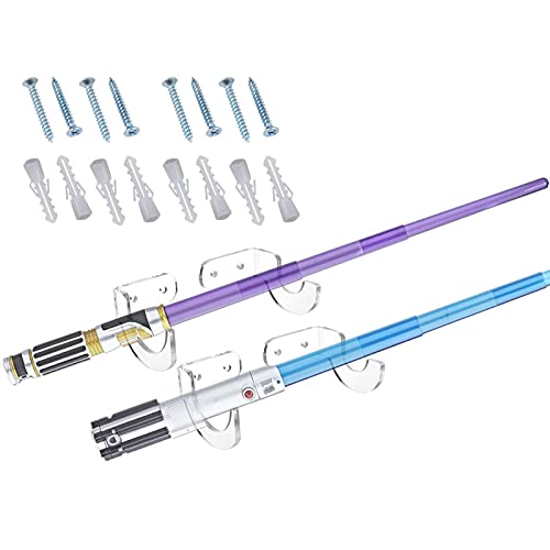 pared para espada láser acrílico, fácil instalar, 2 unidades