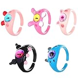 Enamel Little Monster Rings for Women Cute Animal Cat Resin Stud Earrings Cartoon Rabbit Adjustable Open Finger Rings Niche Design Jewelry (Open Ring)
