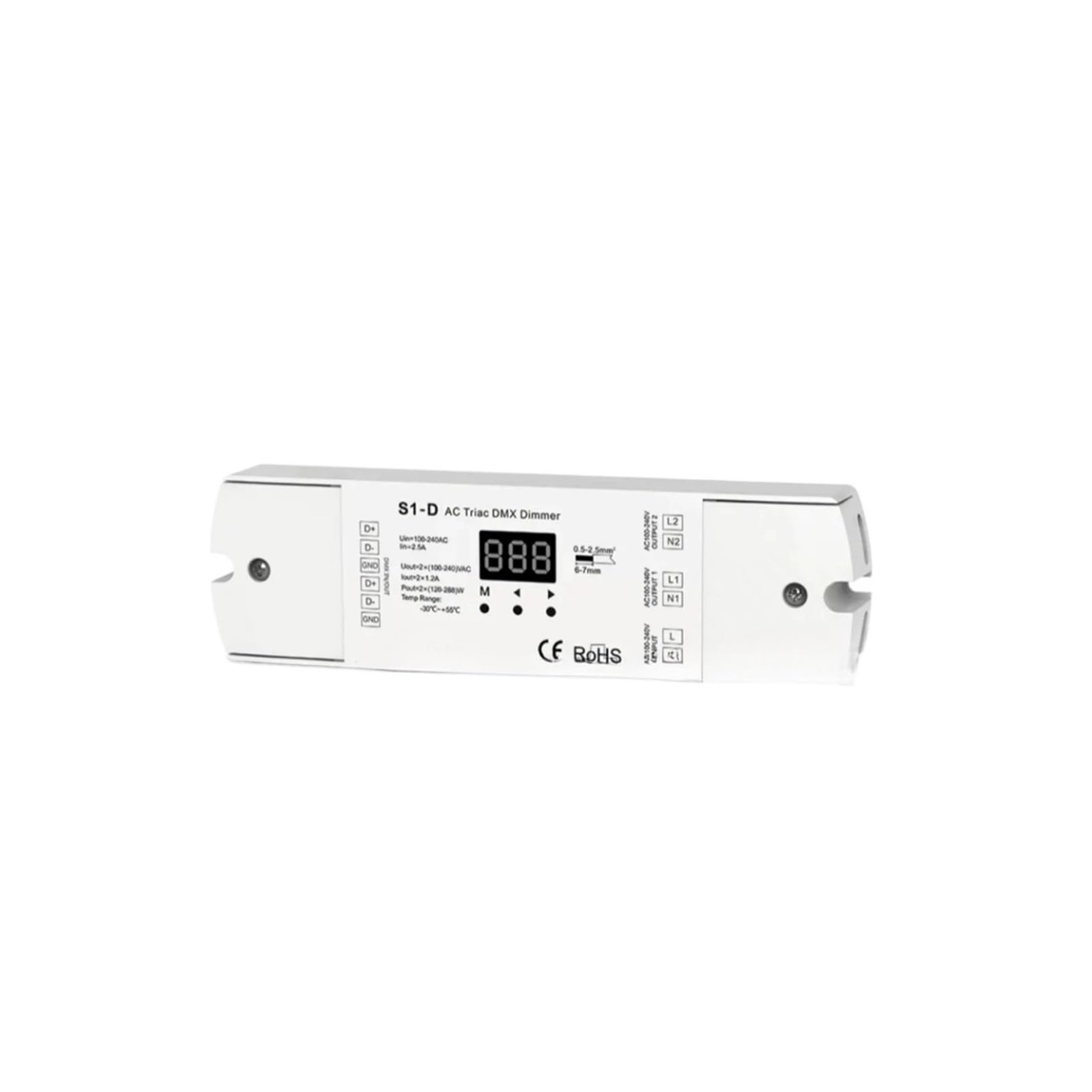 Controlador atenuador LED atenuador LED S1-D/S1-D1/S1-DR/perilla SK1 decodificador 1-10V) adecuado for luces atenuadoras LED(S1-D)