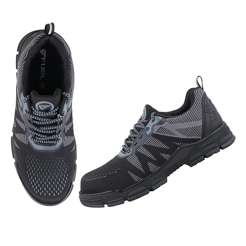 Image of FUEL Reevon-02 Lightweight Safety Shoes with Knitted Fabric Upper, Kevlar Insole & Non-Metallic Toe Cap in 200J