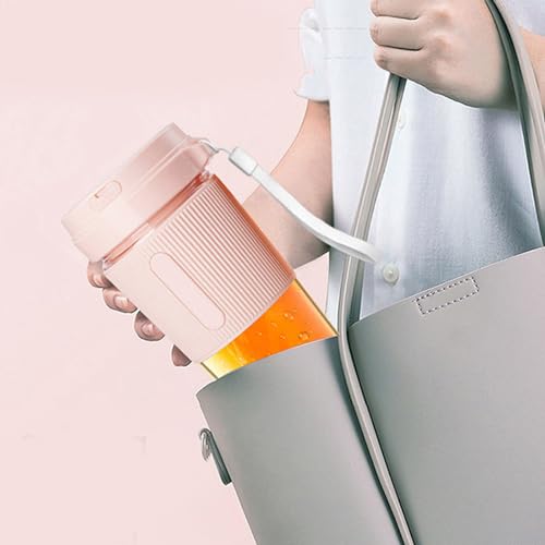 Liquidificador Portátil Usb, Espremedor De 2 Lâminas 300ml, Recarregável, Multifuncional, Copo Espre