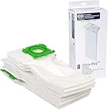SEBO 5093AM Vacuum Filter Bag Box for X Series, 8-Pack
