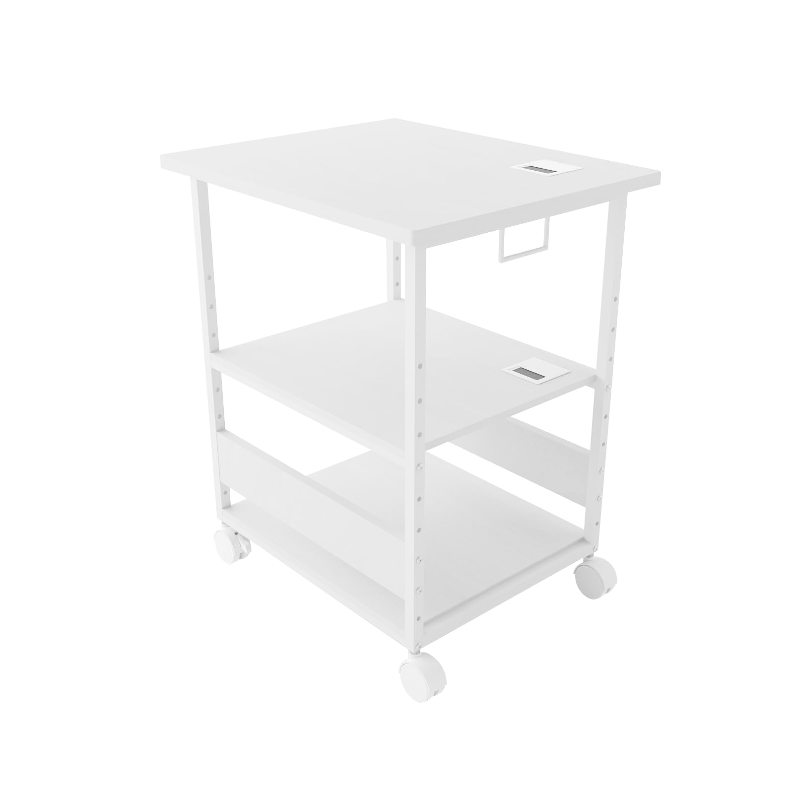 Amazon.co.jp: プリンター台 デスクサイドワゴン キャスター付き