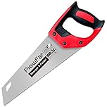 PLOWFAR 350mm Universal Hand Saw 11 TPI Fine Cut Wood Saw 14 inch for Woodworking, Red