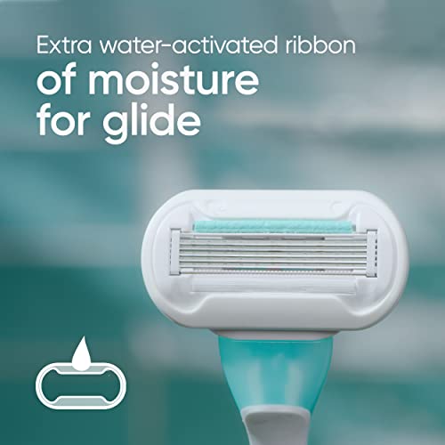 Gillette Venus Extra Smooth Sensitive Disposable Razors For Women With Sensitive Skin, 2 Count #TOP3