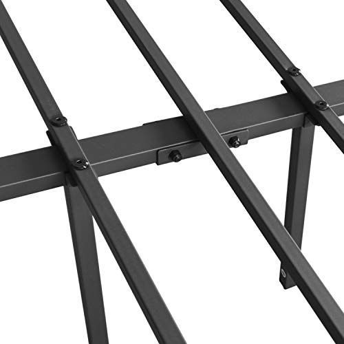 Dumee Queen Bed Frame With Headboard And Footboard Metal Platform Bed Frame Queen Size No Box Spring Needed, Queen Textured Black #TOP5