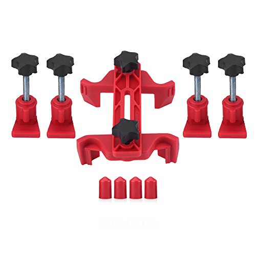 Aramox 9Pcs Car Auto Dual Cam Clamp Camshaft Engine Timing Sprocket Gear Locking Tool Kit