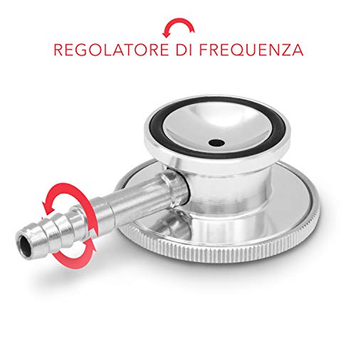 AIESI® Professionele Pediatrische dubbele kop stethoscoop in zwarte kleur DOCTOR BABY SCOPE # Garantie 24 maanden - Image 5