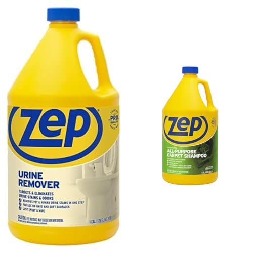 Zep 128oz Urine Remover and 1 Gallon Carpet Shampoo Cleaner Bundle - Professional Strength Formulas image 5
