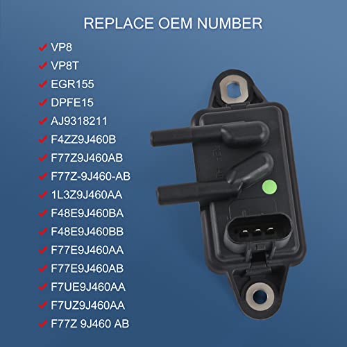 Carmocar WS-E327 Egr Exhaust Gas Recirculation Pressure Feedback Sensor Replacement thumb #1