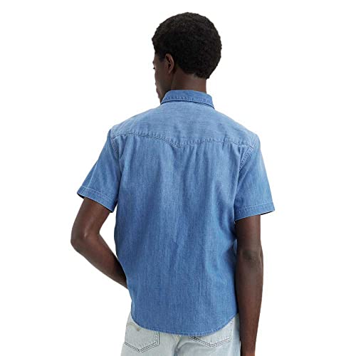 Levi's Mężczyźni Ss Relaxed Fit Western Shirt, Tombstone Stonewash, L