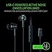 Razer Hammerhead USB-C Active Noise Cancellation (ANC) Earbuds DAC - Custom-Tuned Dual-Driver Technology - in-Line Mic & Volume Control - Aluminum Frame - Braided Cable - Matte Black