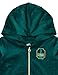 Wicked Elphaba Little Girls Velour Zip Up Hoodie and Flare Pants Outfit Set Emerald Green Elphaba 7-8