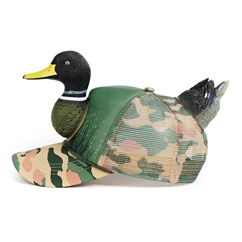 Image of Funny 3D Animal Trucker Hat, Adjustable Mesh Snapback Cap for Men & Women