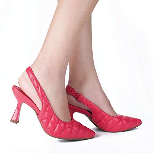 Scarpin Dakota Chanel Salto Carretel Feminino