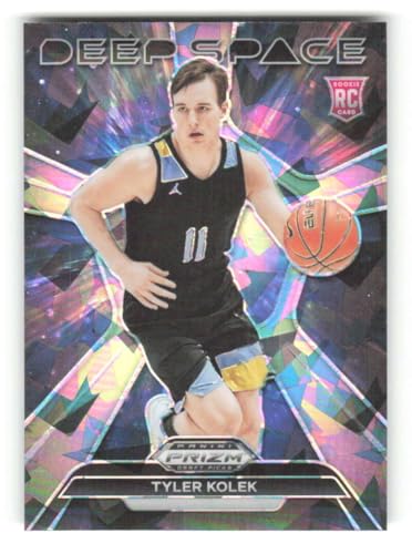 2024-25 Panini Prizm Draft Picks Deep Space Prizms Ice #1 Tyler Kolek Marquette Golden Eagles NCAA Basketball Trading Card
