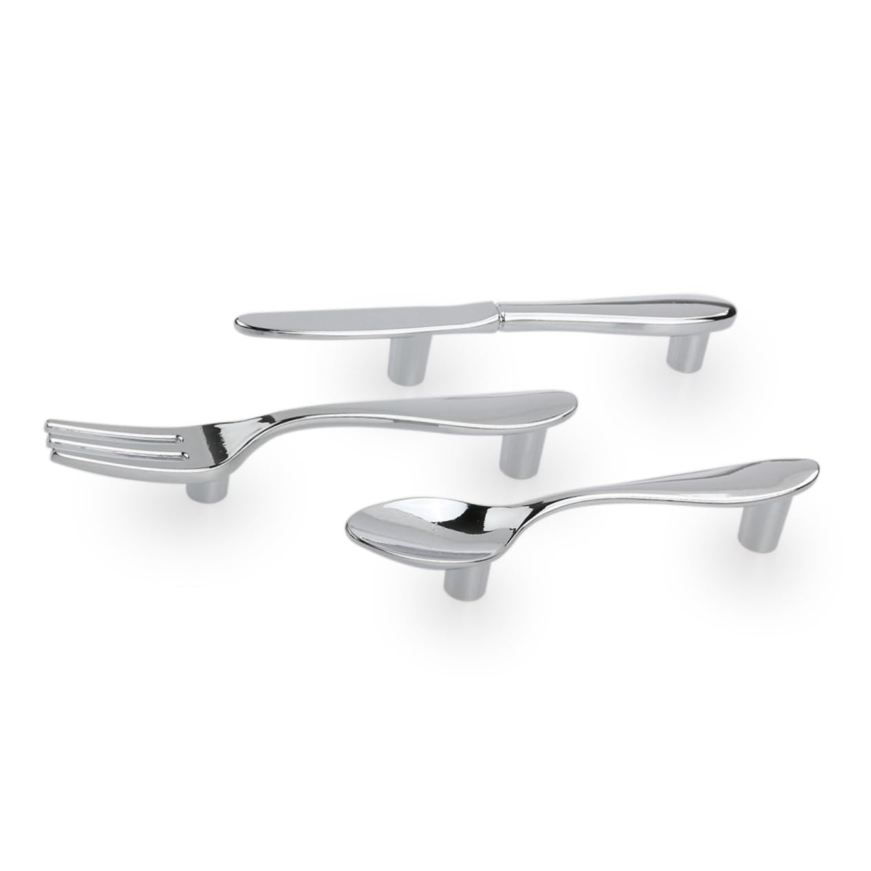 Tiradores para muebles con diseño ergonómico vintage y tres elegantes acabados metálicos
