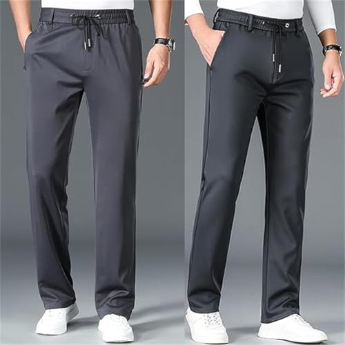 Ice Silk Mesh Panel Casual Pants, Mesh Irons Cooling Pants for Men Over 55, Quick Drying Breathable2