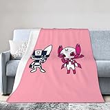 東京オリンピック オシャレ 毛布 ブランケット 大判 タオルケット厚手 オールシーズン快適 エアコン対策 マイクロファイバー 軽量 抗菌防臭 防ダニ加工,車用,オフィス用 膝掛け 洗える 携帯用