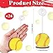 LIUBUJINGYING 24 Pcs Sports Ball Base Memo Clips Softball Shaped Metal Wire Table Number Holders Softball Card Holder Round Place Card Stands for Picture Note Card Menu Wedding Party Office