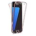 Produktbild Karomenic 360 Grad Silikon Hülle kompatibel mit Samsung Galaxy S4 Fullbody Case Komplettschutz Handyhülle Vorne & Hinten Rundum Schutzhülle Ganzkörper Dünn Durchsichtige Bumper Etui,Roségold