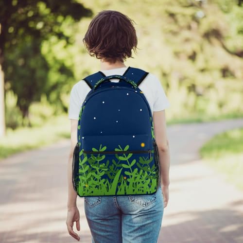 Sac à dos herbe de nuit multicolore pour sorties et cours