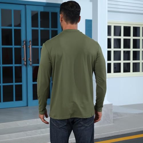 Mens Turtleneck Shirt Slim Fit Lightweight Thermal Undershirt Long Sleeve Mock Turtle Neck Sweater Pullover Top4
