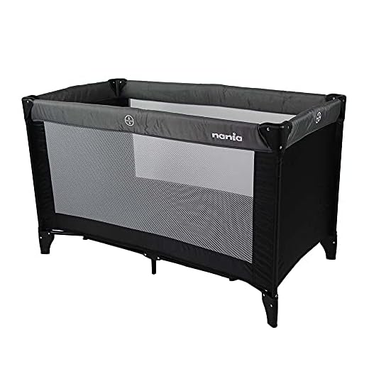 nania - Cuna Soda - Fácil de Plegar - Nacimiento hasta 15 kg - Bolsa de Transporte y colchón incluidos 60 x 120 cm