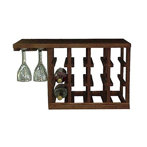 WOODCRAFT Project Paper Plan to Build Wine Glass Rack - Material Not Included
