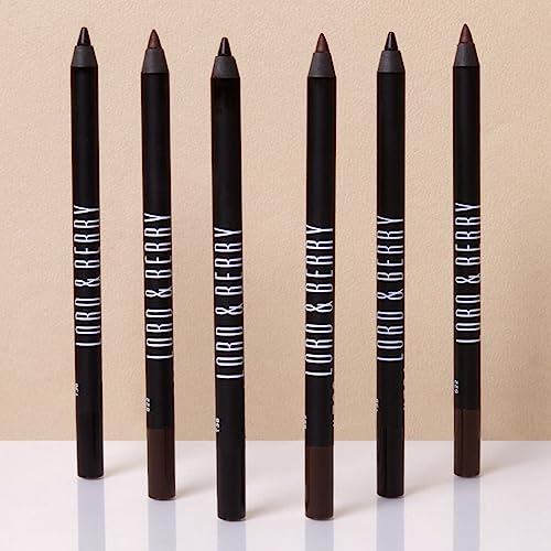Lord & Berry Smudgeproof Eye Liner - Soft & Creamy Vegan Formula, Long Lasting Morning To Night Waterproof Eyeliner Pencil, Easy To Use Eye Makeup - Black Eyeliner #TOP7