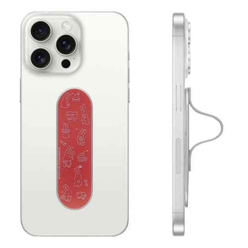 Support de charge sans fil et phone poignée mince Momostick pliable pour smartphone