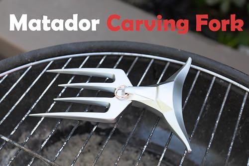 Outset El Matador Meat Fork For Slicing, Carving, and Serving - Thumbnail 3