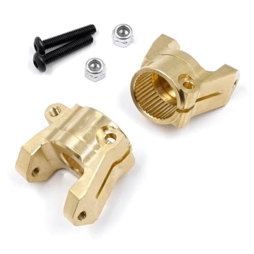 Moyeux avant laiton Element Enduro 1/10 : optimisez le poids de votre RC