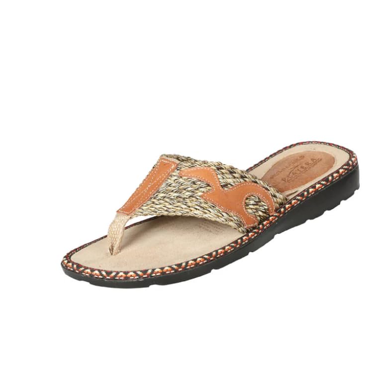 Mexican Artisanal Sandals Leather Cinammon